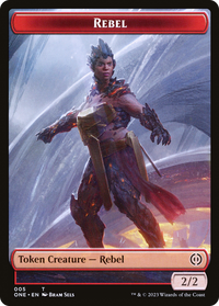 Jeton rebelle [Phyrexia : tous seront un jeton] 