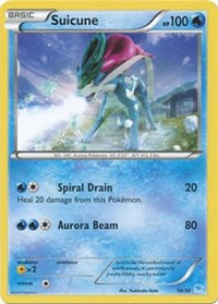 Suicune ( Non-Holo) (14) - XY Trainer Kit Pikachu Libre & Suicune