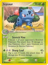 Ivysaur (Prerelease) (35/100)  - Nintendo Promos