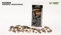 Gamers Grass Basing Bits- Sandbag Barricades (Special Order)