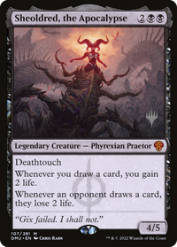 Sheoldred, l'Apocalypse (Pack promotionnel) [Dominaria United Promos] 