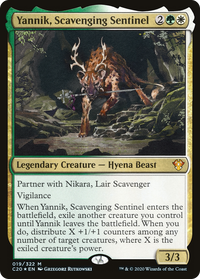 Yannik, Scavenging Sentinel [Commander 2020]