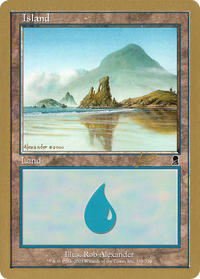 Island (rl338) (Raphael Levy) [World Championship Decks 2002]
