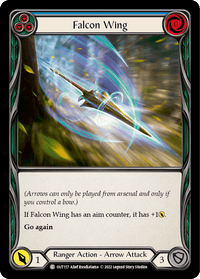 Falcon Wing (Blue) [OUT117] (Outsiders) Rainbow Foil - POKÉ JEUX