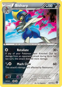 Bisharp (64/114) - XY  Steam Siege Holofoil