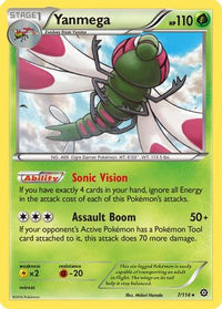 Yanmega (7/114) - XY  Steam Siege