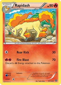 Rapidash (17/114)  - XY  Steam Siege