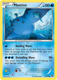 Mantine (27/114) - XY  Steam Siege