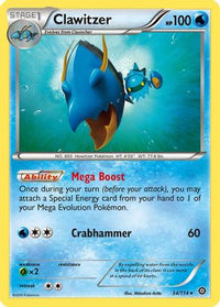 Clawitzer (34/114) - XY  Steam Siege