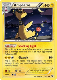 Ampharos (40/114) - XY  Steam Siege Holofoil