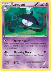 Lampent (49/114)  - XY  Steam Siege