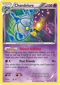 Chandelure (50/114) - XY  Steam Siege Holofoil