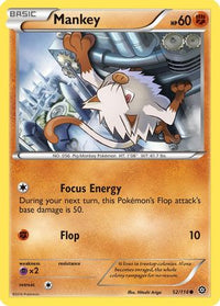 Mankey (52/114) - XY  Steam Siege