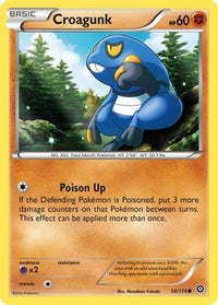 Croagunk (58/114)  - XY  Steam Siege