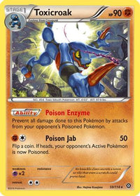 Toxicroak (59/114)  - XY  Steam Siege