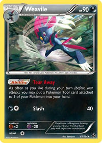Weavile (61/114) - XY  Steam Siege