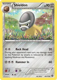Shieldon (69/114)  - XY  Steam Siege