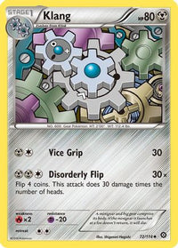 Klang (72/114) - XY  Steam Siege