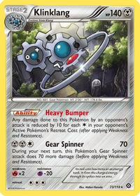 Klinklang (73/114)  - XY  Steam Siege Holofoil