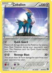 Cobalion (74/114)  - XY  Steam Siege