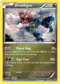 Druddigon (83/114)  - XY  Steam Siege