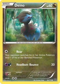 Deino (84/114)  - XY  Steam Siege