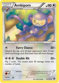 Ambipom (91/114)  - XY  Steam Siege