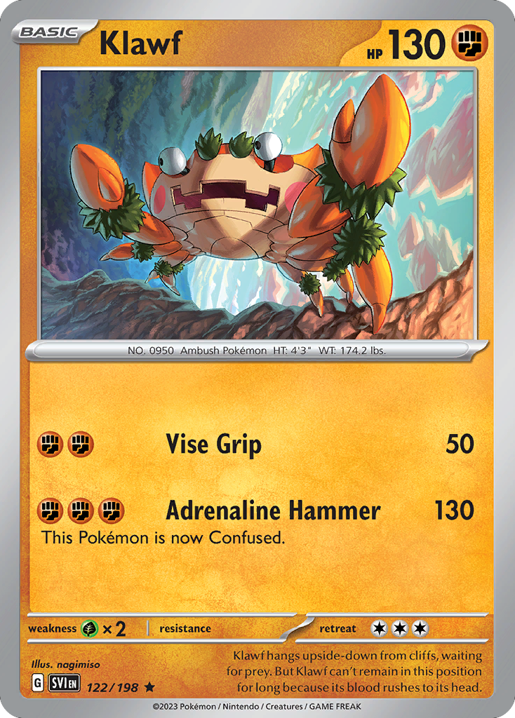 Klawf (Cosmo Holo) (122/198) - Miscellaneous Cards & Products Holofoil