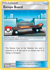 Escape Board (Pokemon League) (122a/156) - League & Championship Cards Reverse Holofoil