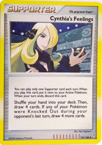 Cynthia's Feelings (Cosmos Holofoil) (131/146)  - Miscellaneous Cards & Products Holofoil