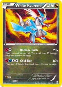 White Kyurem (BW Boundaries Crossed) (102/149) - Deck Exclusives Holofoil