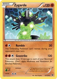 Zygarde (XY Fates Collide) (53/124)  - Deck Exclusives Holofoil