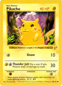 Pikachu (E3 Stamped with Red Cheeks) (58/102)  - Miscellaneous Cards & Products