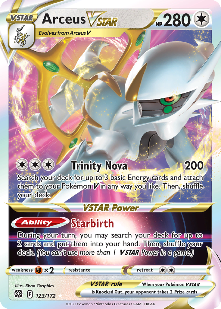 Arceus VSTAR 2022 (Ondrej Skubal) (123) - World Championship Decks