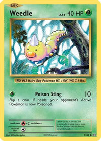 Weedle (5/108) - XY  Evolutions
