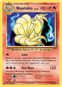 Ninetales (15/108)  - XY  Evolutions Holofoil