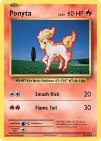 Ponyta (19/108) - XY  Evolutions