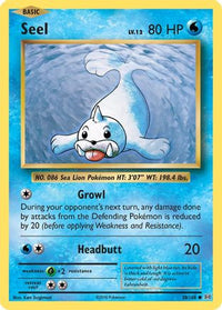 Seel (28/108)  - XY  Evolutions
