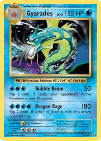 Gyarados (34/108) - XY  Evolutions Holofoil