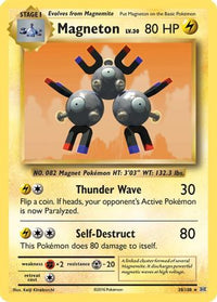 Magneton (38/108) - XY  Evolutions Holofoil