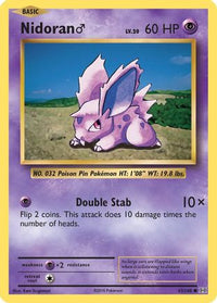 Nidoran M (43/108) - XY  Evolutions