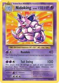 Nidoking (45/108) - XY  Evolutions Holofoil