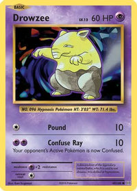 Drowzee (49/108) - XY  Evolutions