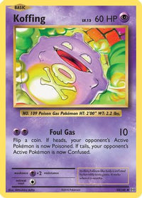 Koffing (50/108) - XY  Evolutions