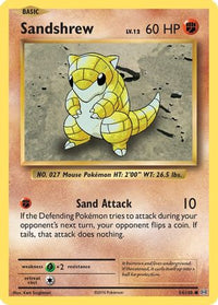 Sandshrew (54/108)  - XY  Evolutions