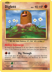 Diglett (55/108) - XY  Evolutions