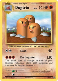 Dugtrio (56/108) - XY  Evolutions
