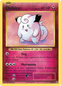 Clefairy (63/108)  - XY  Evolutions Holofoil