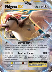 Pidgeot EX (64/108) - XY  Evolutions Holofoil