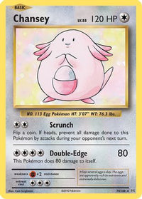 Chansey (70/108)  - XY  Evolutions Holofoil